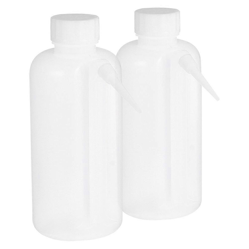 Plastic Wash Bottle for Washing with Squeeze Function 2Pcs Pack