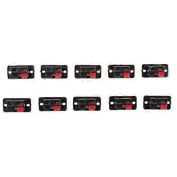 Universal Speaker Terminal Connector Plate 2-Position Push Release