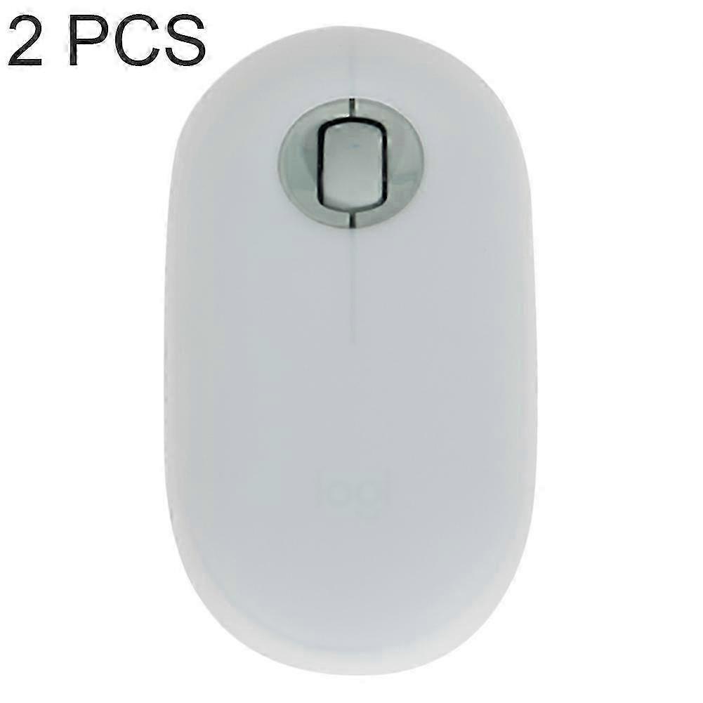 2 PCS Silicone Dustproof Wireless Mouse Protective Case For Logitech Pebble