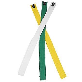 Mehrfarbiger Taekwondo-Gürtel aus Baumwolle, Karate-Kampfsportgürtel für 12 Stück