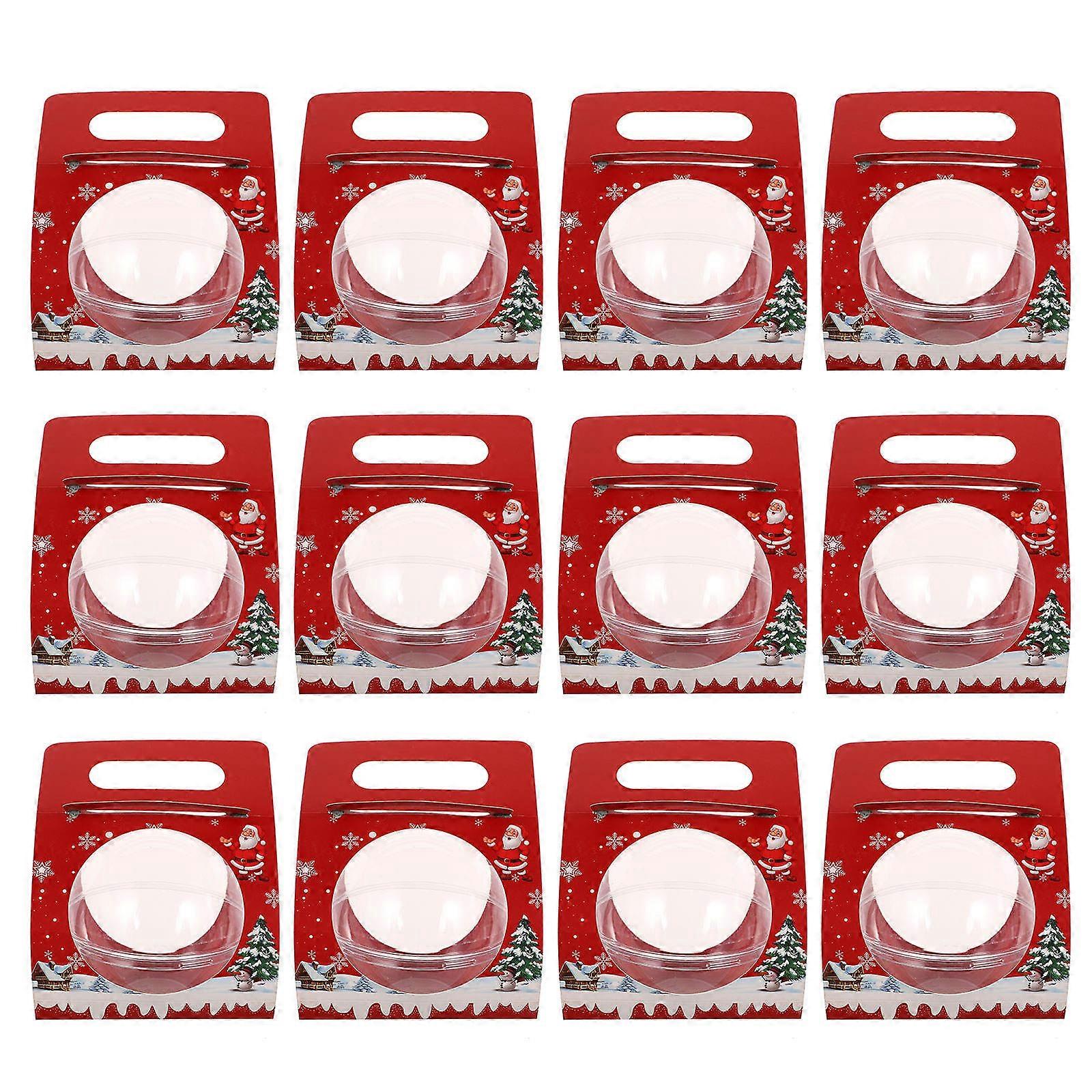 Egg Cake Packing Boxes for Storage 12Sets Handheld Baking Dessert Storage