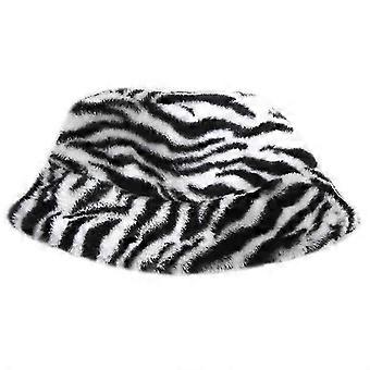 Hat With Wide Brim In Ins Style Winter Caps With Flat Top For Warm Keeping