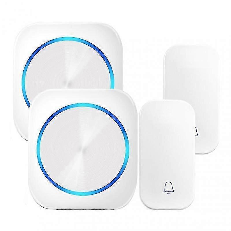 Wireless Remote Doorbell Waterproof Welcome Door Bell No Battery Eu Plug Memory Function