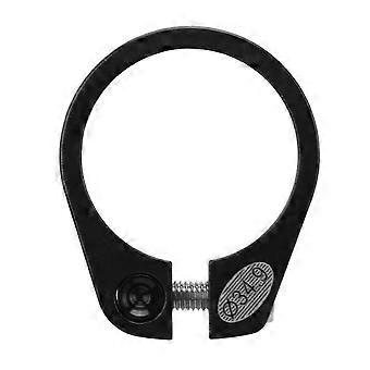 Bike Seatpost Clamp 34.9mm Hollow Design Quick Release Corrosion Resistance Aluminum Alloy Bicycle Seatpost Clamp Black AQ