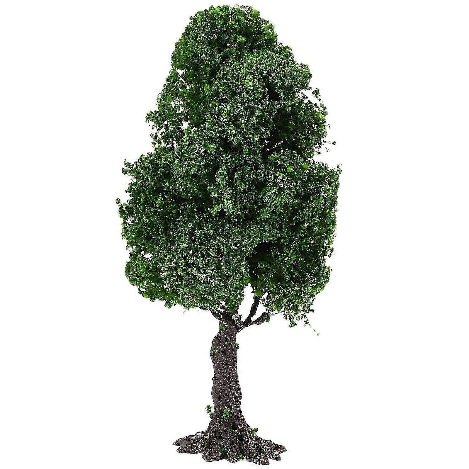 Landscape Tree Miniature Tree Model Compatible with Decoration Green Plastic Wire