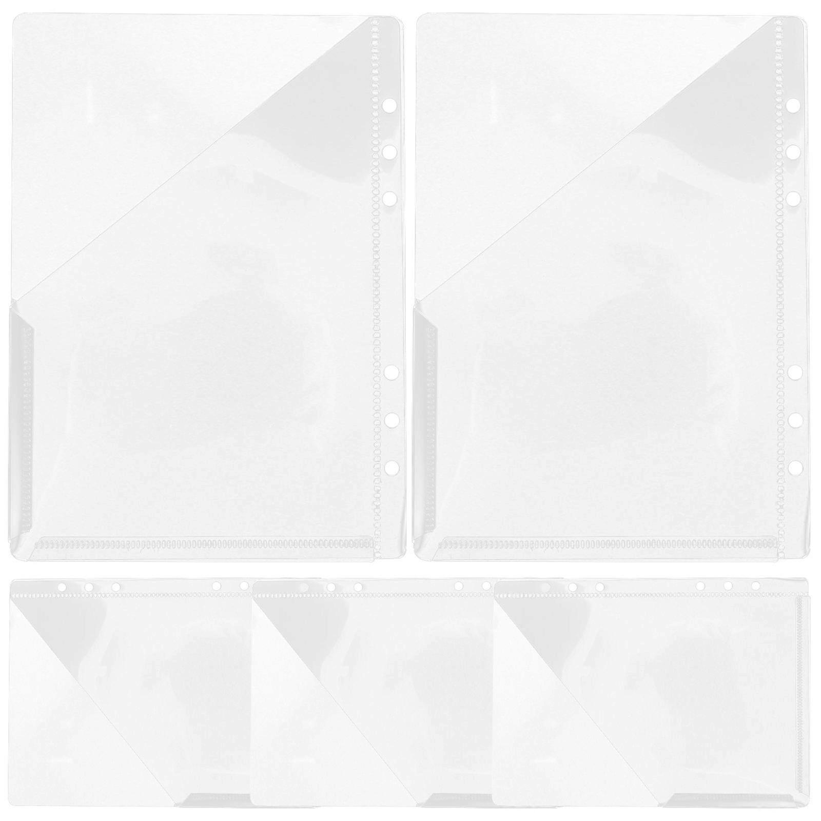 5Pcs Multifunctional Document Folders Wear-Resistant File Pockets Practical File Protectors