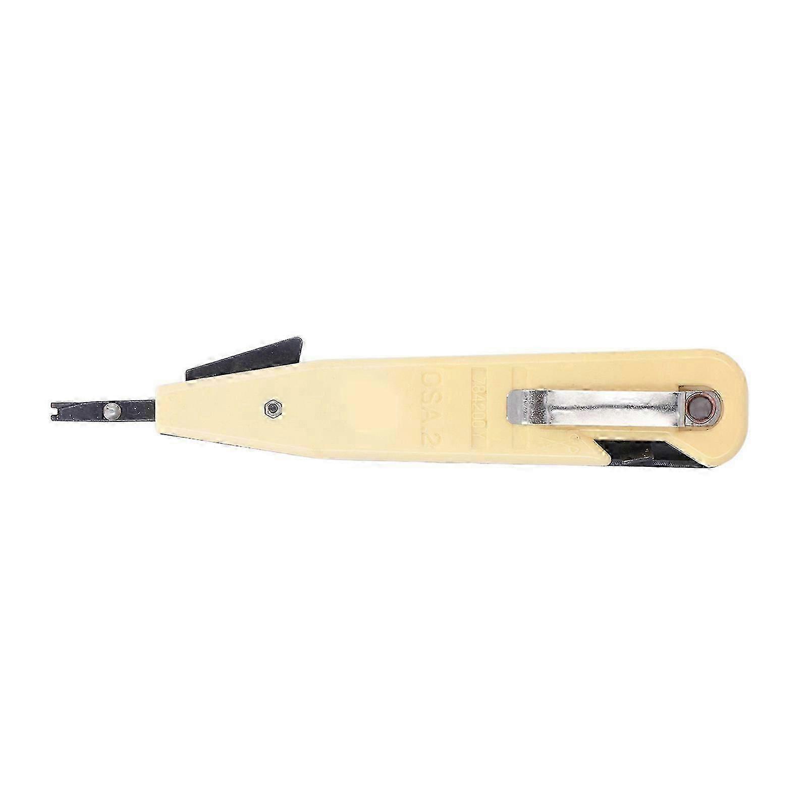 Punch Down Tool Wear Resistant Material Easy Operation Cable Punch compatible with Network Wire Breaking Crimping