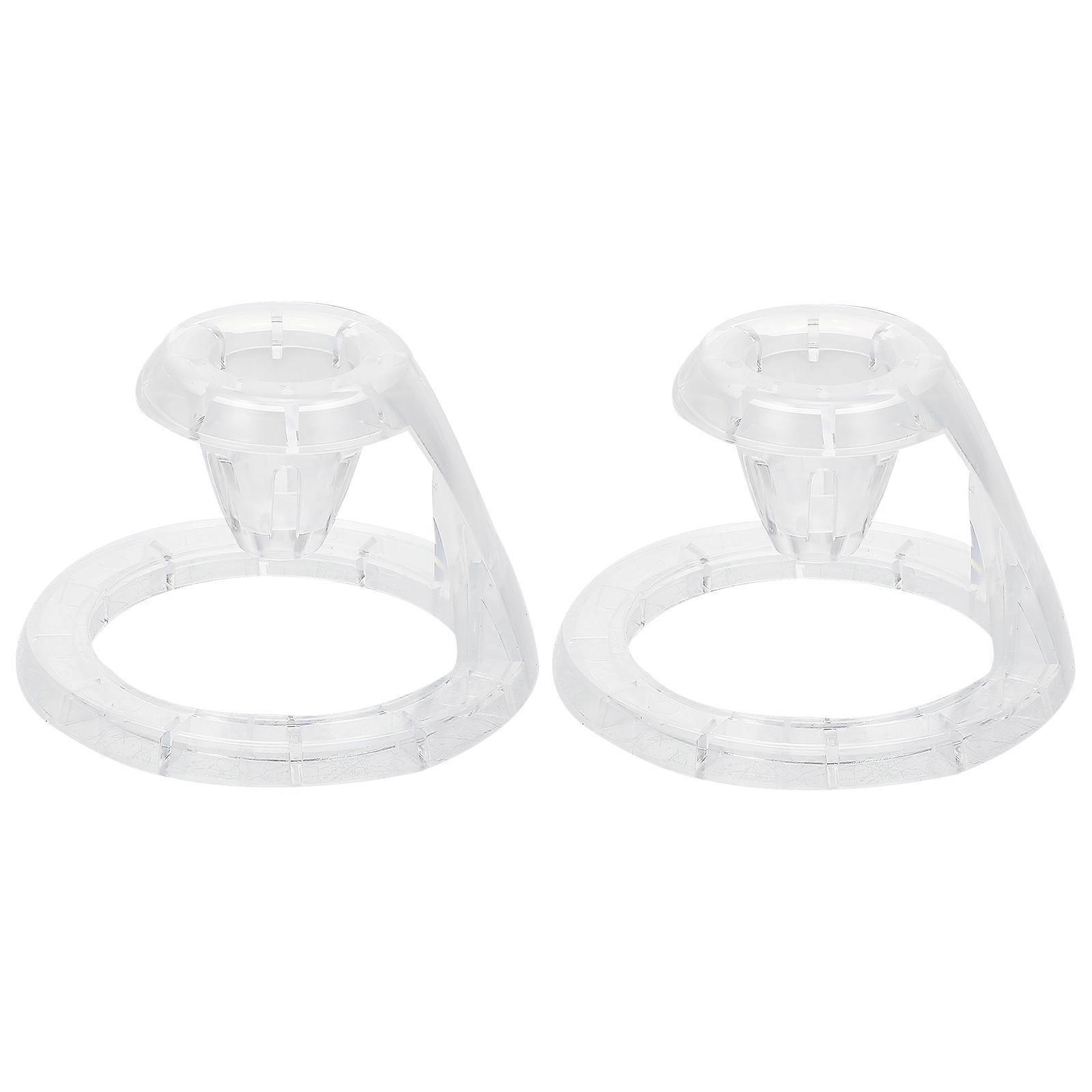 3D Printing Pen Base Plastic Support for 2Pcs Transparent Accessories