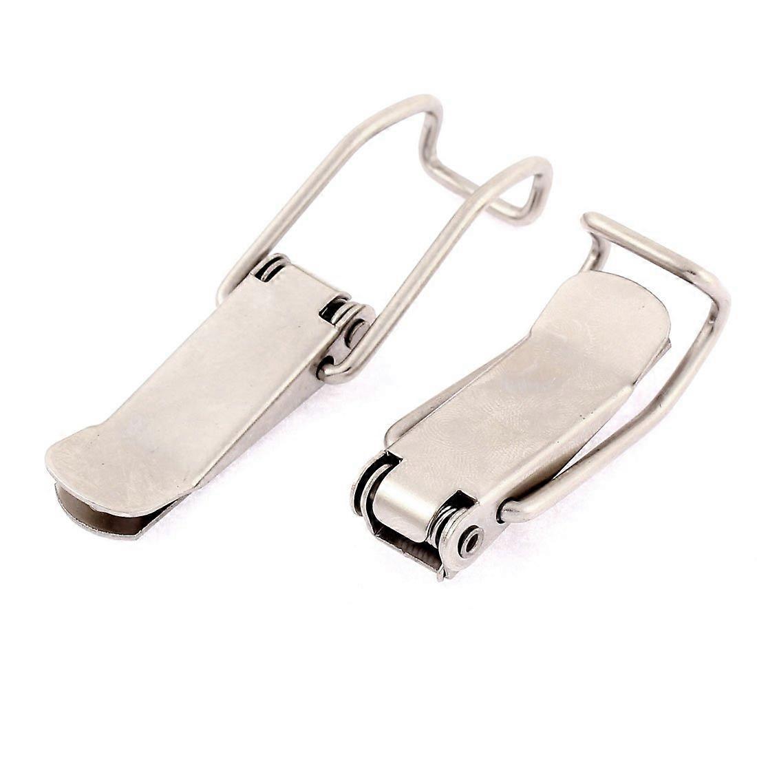 2Pcs Spring Loaded Toggle Latch for Toolbox and Suitcase, Secure Metal Lock, Quick Release Design
