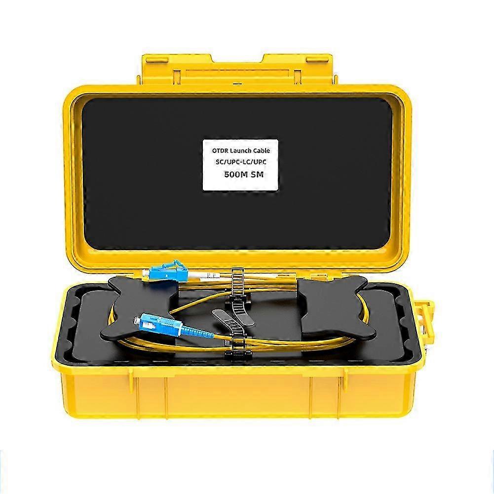 Fiber Optic OTDR Launch Cable Box Dead Spot Eliminator SC/UPC-LC/UPC