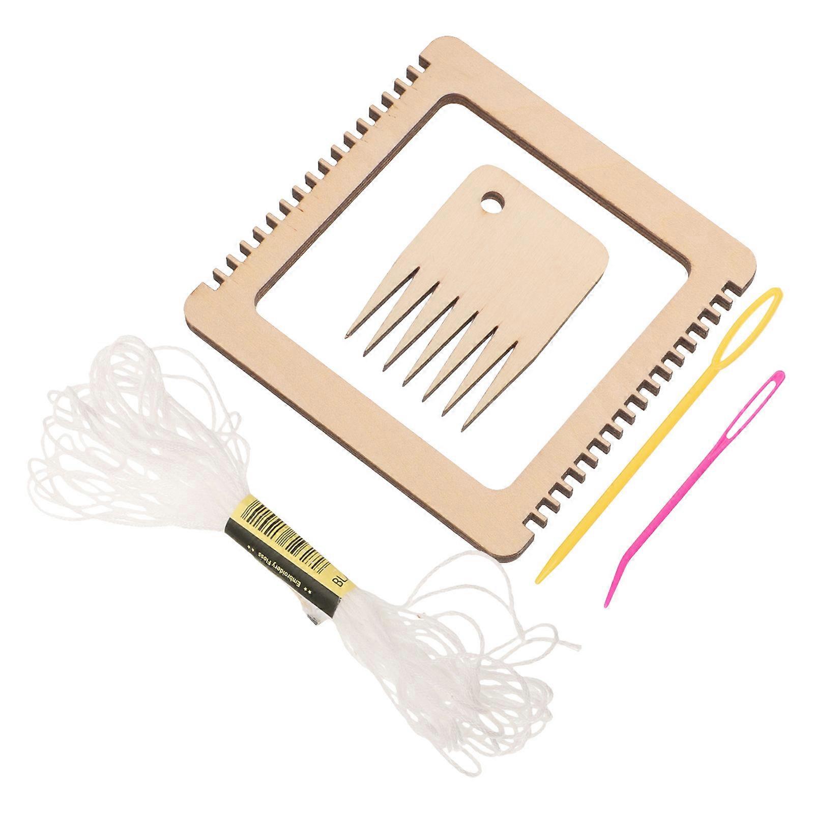 Wood Mini Weaving Loom Set for Knitting Handcraft Loom Kit