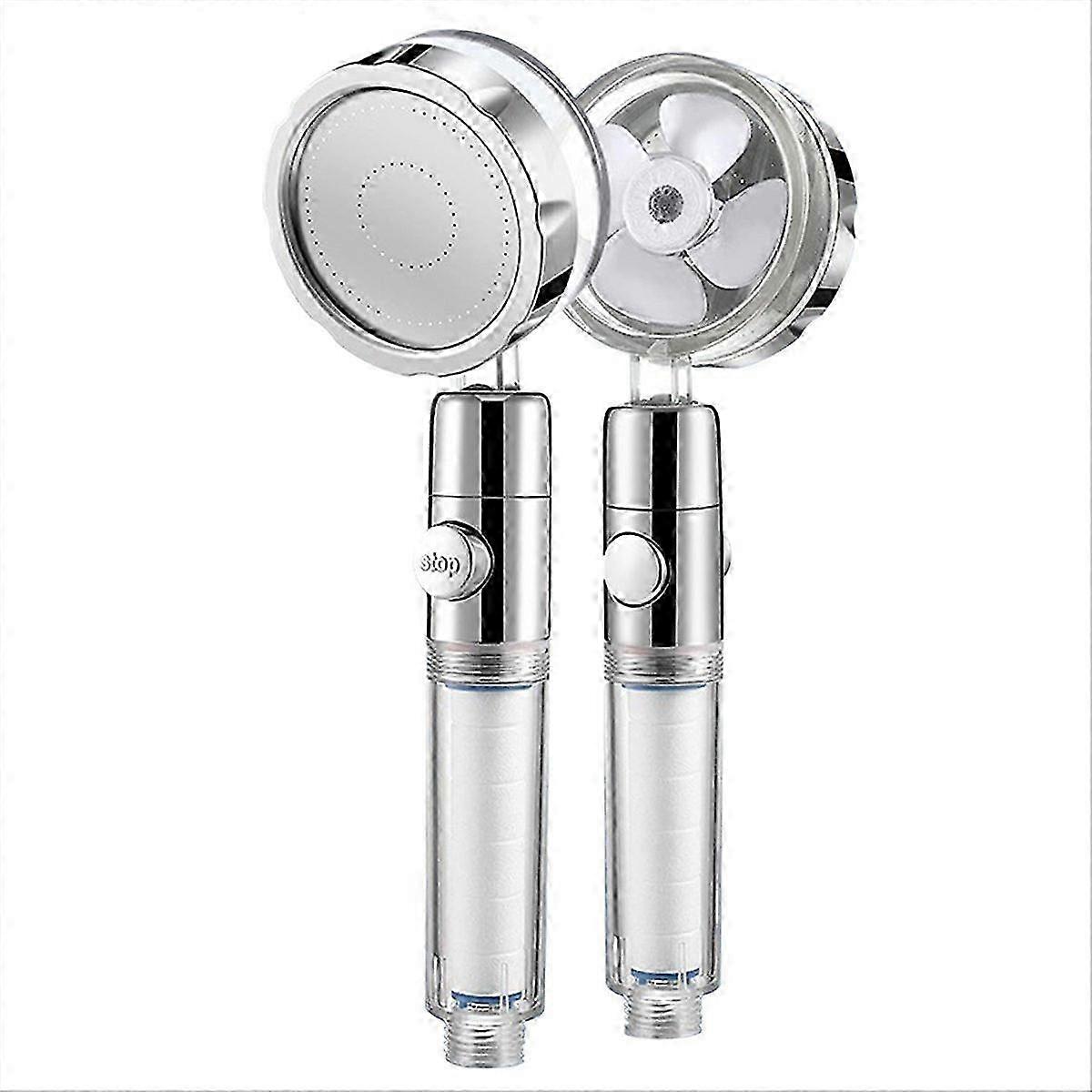 Supercharged Shower Head High Pressure Shower Set White