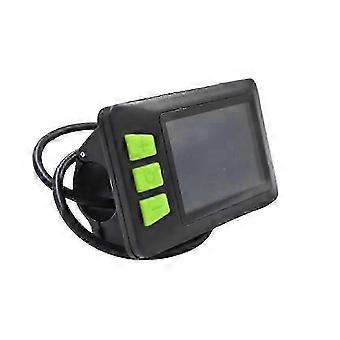 P3C 5-pins LCD-display voor elektrische fietsen, e-scooters, LCD-paneel met USB UART, compatibel met onderdelen voor elektrische mountainbikes, zwart SZRH A-J
