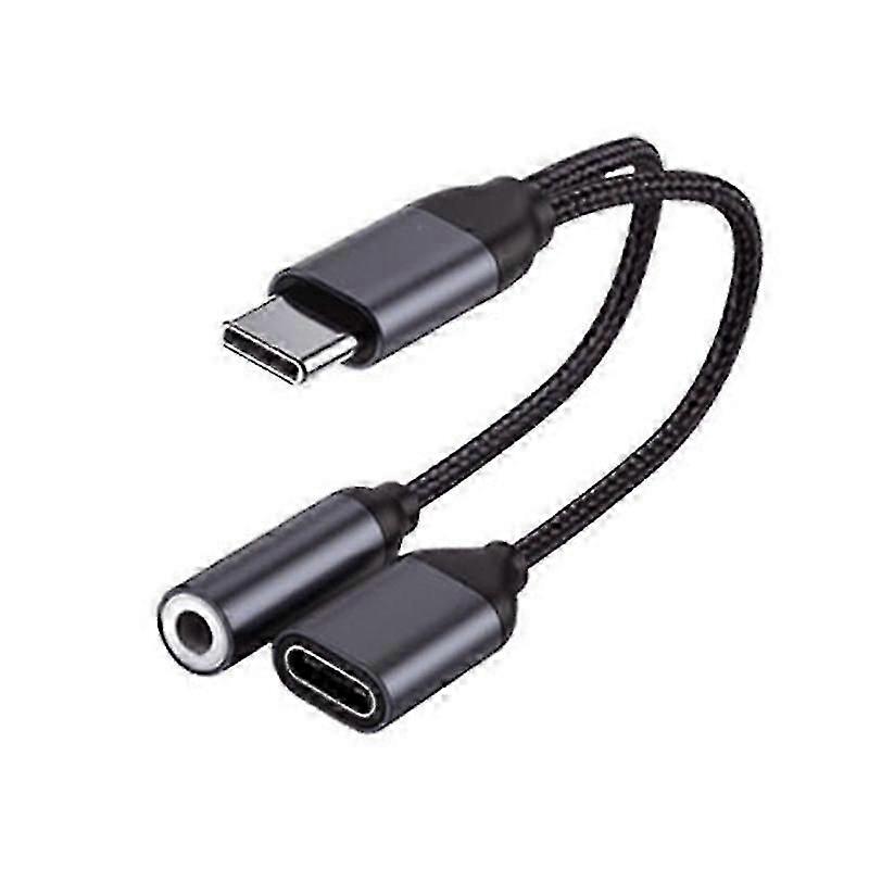 External headphone adapter compatible with USB-C devices