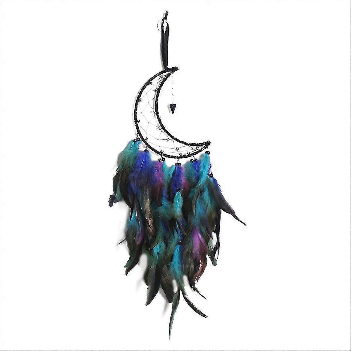 Moon , Handmade Boho Wall Hanging