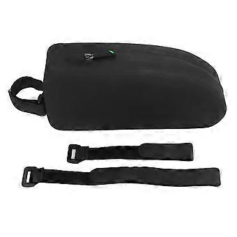 Bike Top Tube Bag Black Large Waterproof Portable Bike Handlebar Bag Bike Front Frame Bag for Mountain Bike Road Bike