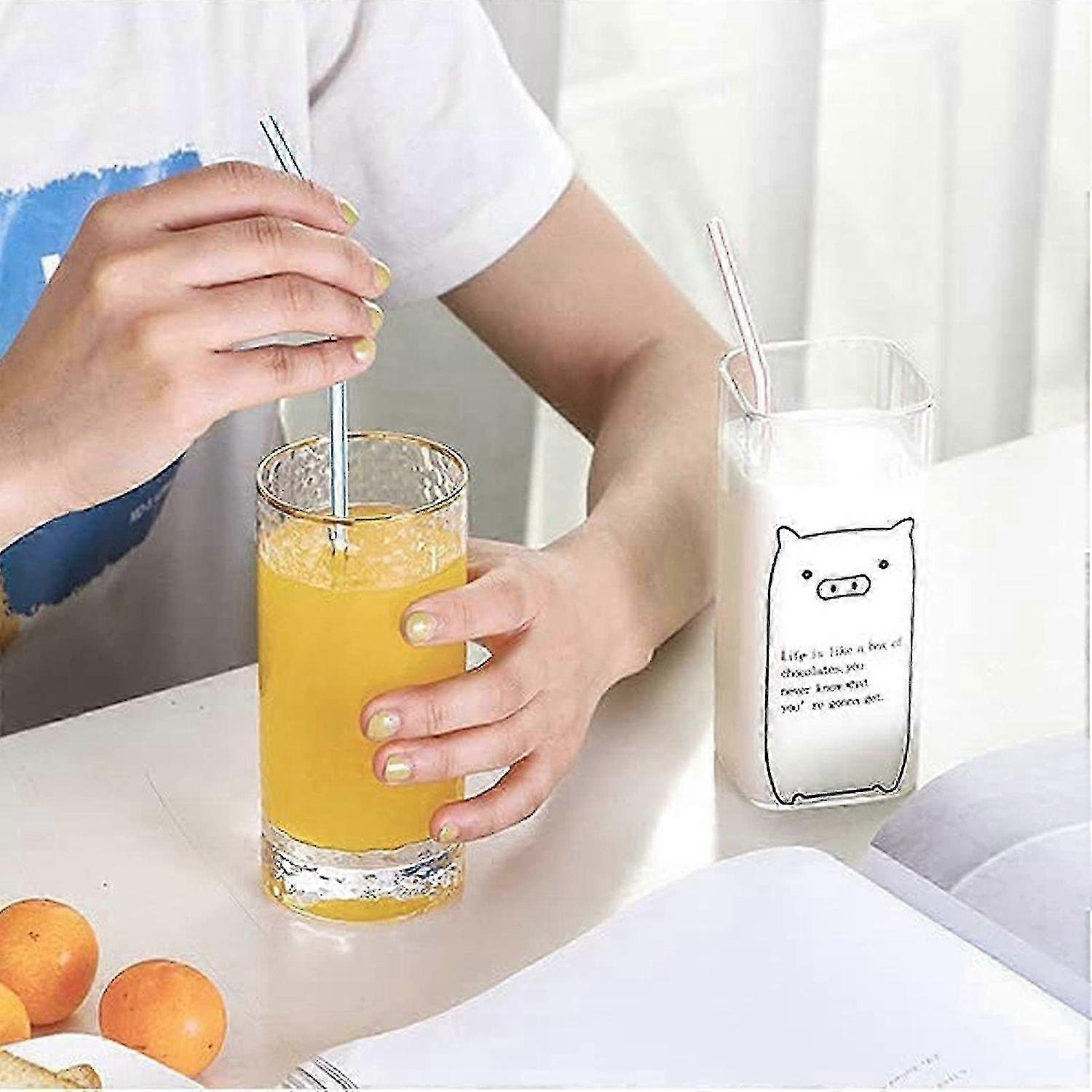 200 Pcs Reusable Coloured Straws