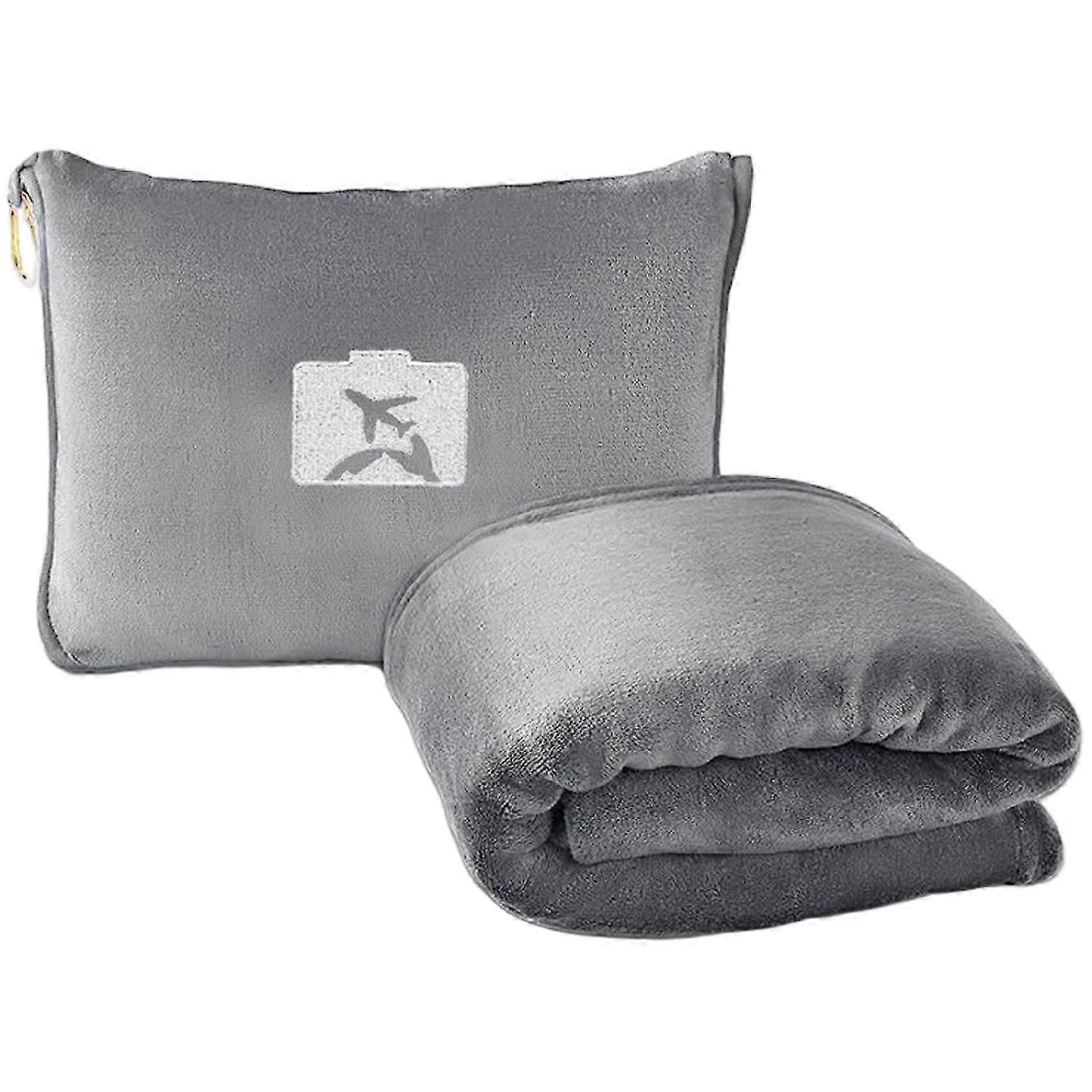 Warm Foldable Flannel Travel Blanket