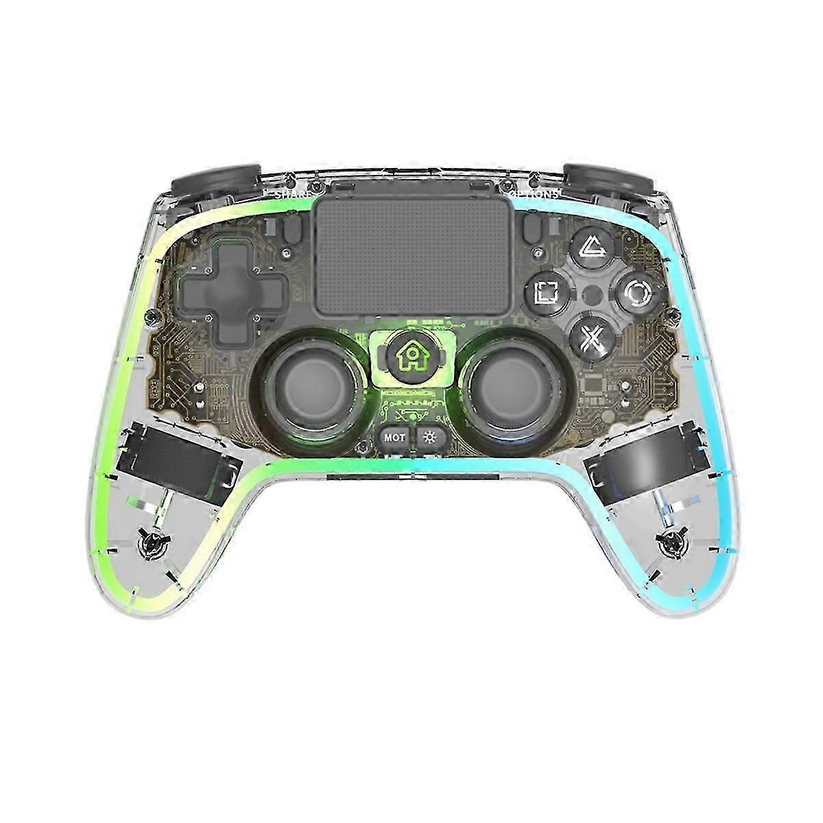 Suitable For Bluetooth Wireless Controller Game Controller Pc Vibration Somatosensory Burst With Rgb Light