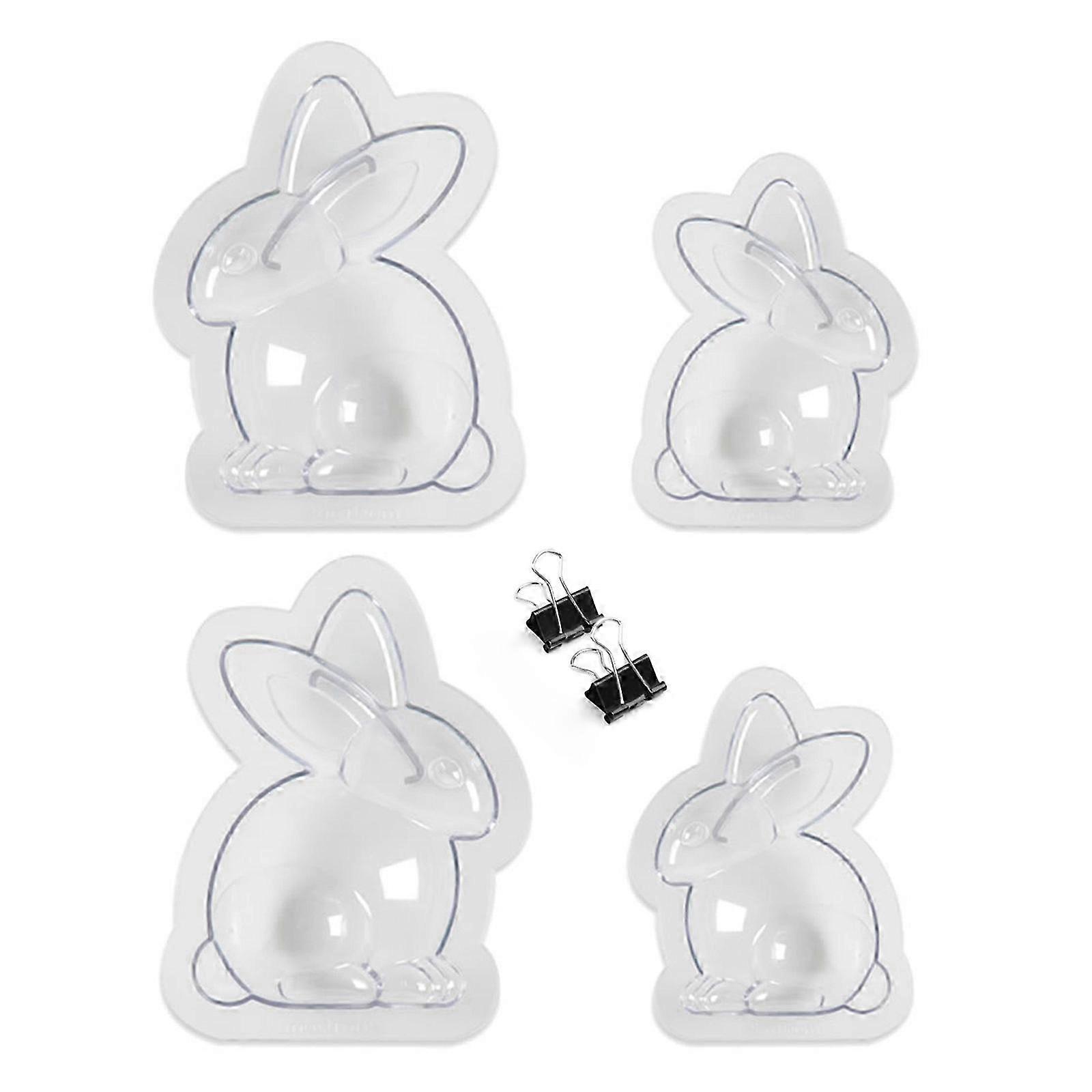 Flexible Easter Rabbit Resin Chocolate Molds