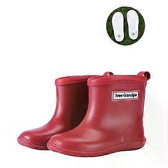 Toddler Rain Boots For Boys And Girls, Lightweight Rubber Kids Boots With Non-Slip Sole, Slip-On Design