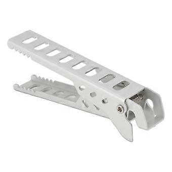 Hot Plate Gripper Clips Aluminum Alloy Anti Scalding Hot Bowls Retriever Tongs for Outdoor Camping Silver
