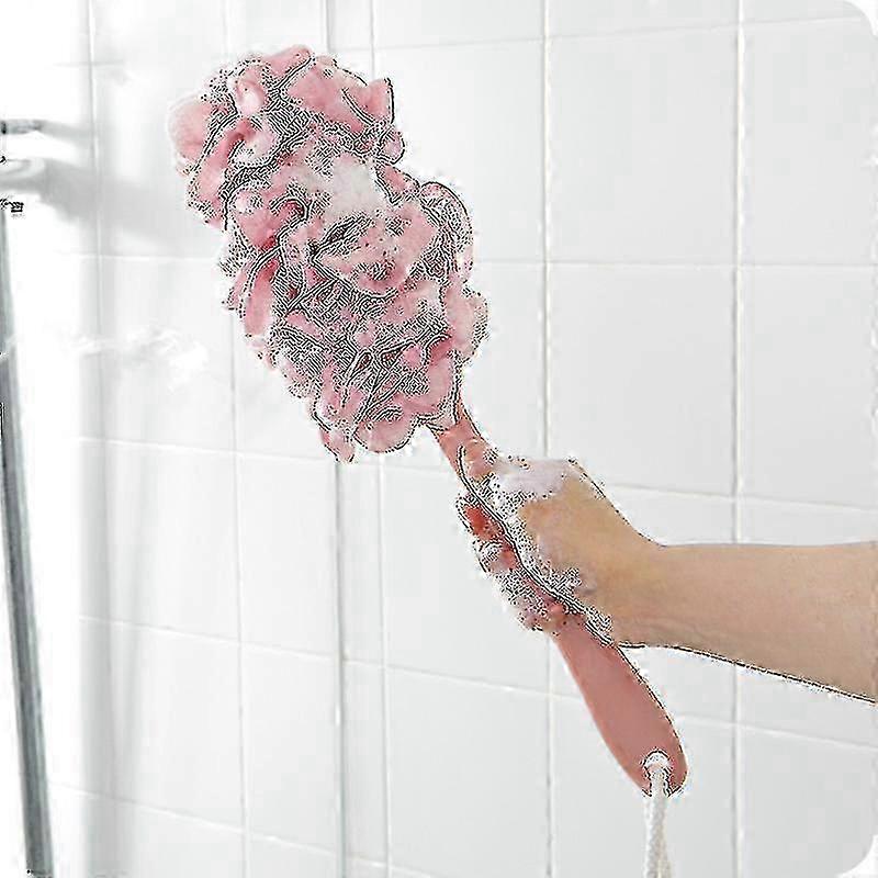 Long Handle Back Scrubber Mesh Brush