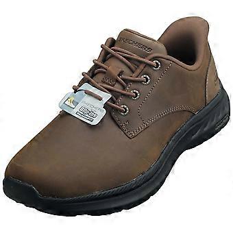 Skechers Slip-ins Pollard Colt Herr Casual Sneakers i Mörkbrun