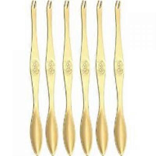 Versatile Curved Seafood Fork Set For Crab Meat Raking