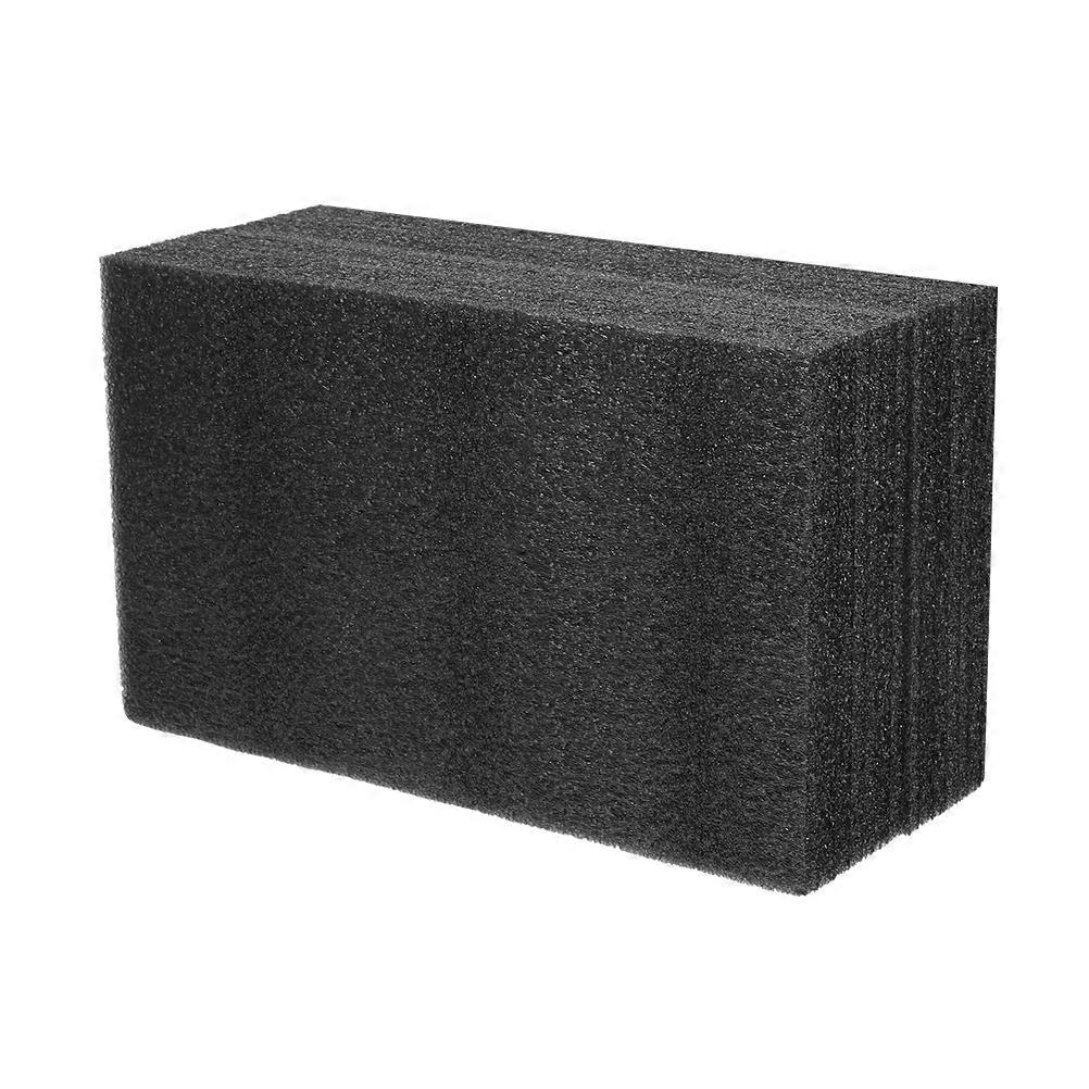 Polyethylene Foam Sheet for Packaging with Thick Padding 2Pcs Black Foam Inserts