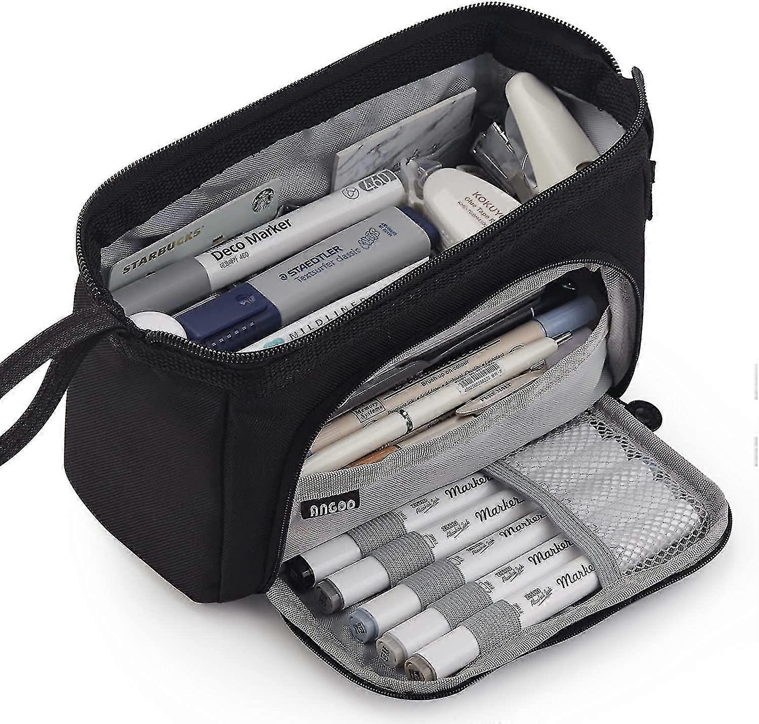 قلم رصاص حالة سعة كبيرة المحمولة حقيبة القلم مستحضرات التجميل هدية محمولة