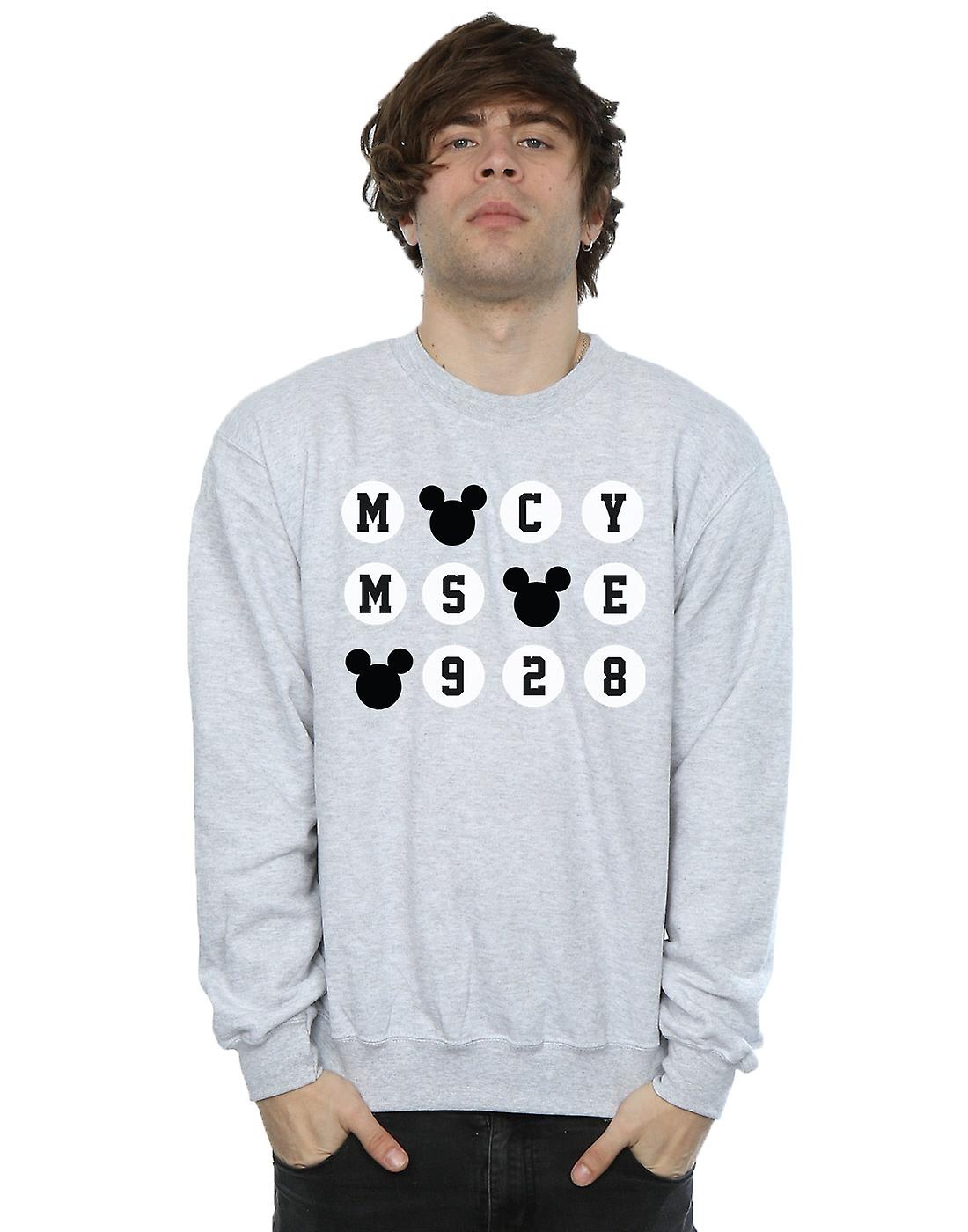 Disney Men's Mickey Mouse 1928 Circles Sweatshirt