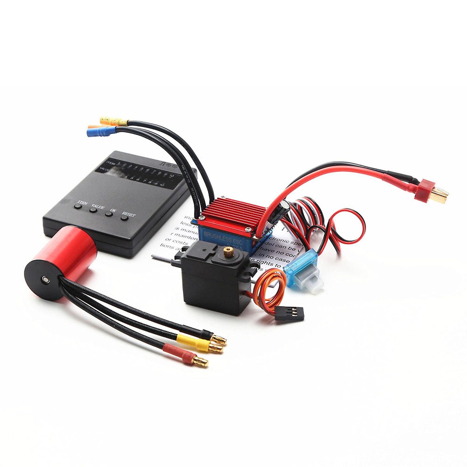 4800kv Brushless Motor 4p Sensorless 25a Brushless Esc Electric Speed Controller