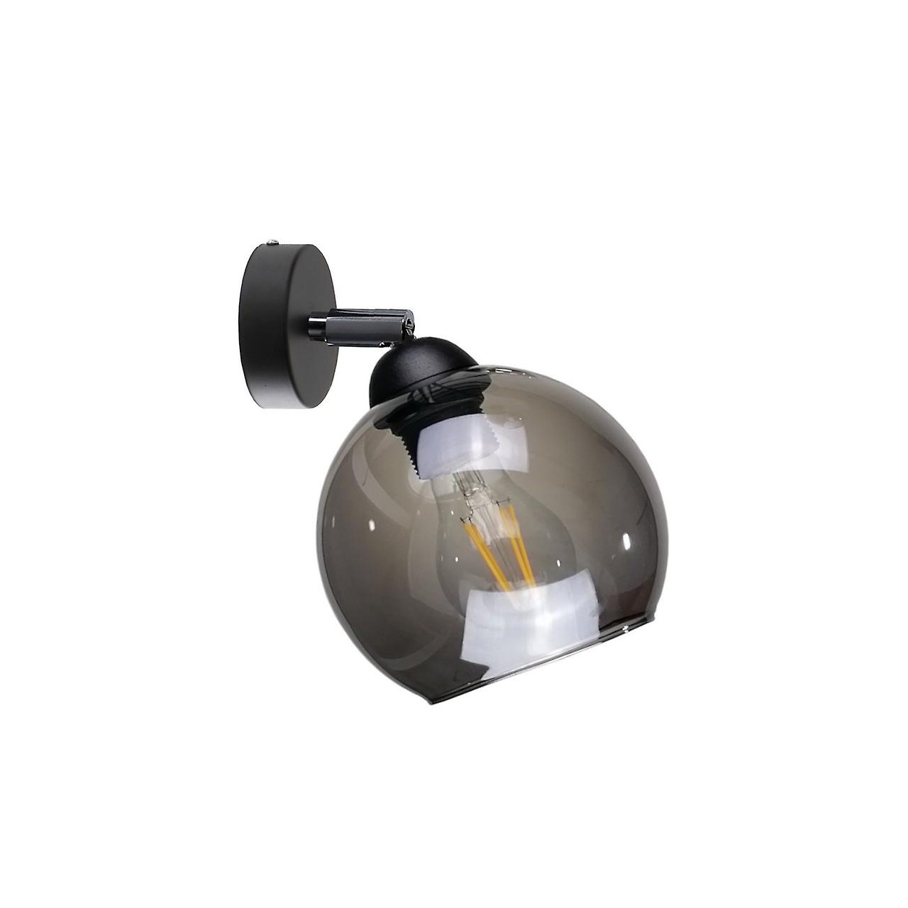 Keter Yuno Dome Wall Lamp Black, 15cm, 1x E27