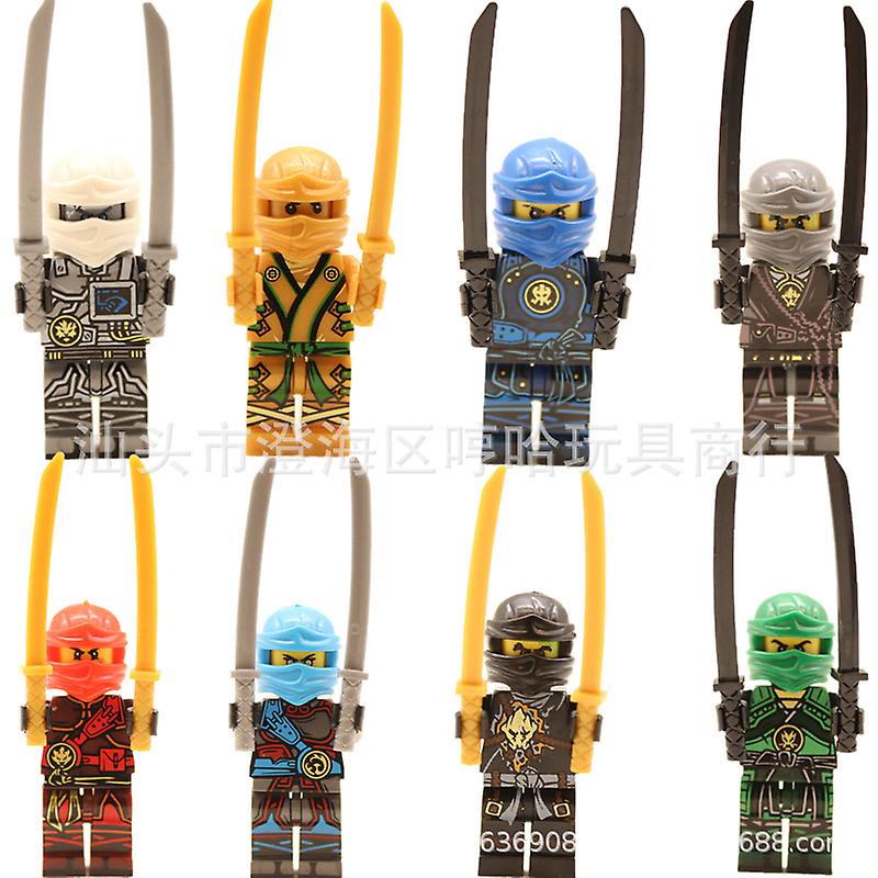 Set Of 8 Pcs  Mini Figuresbuilding Blocks Toys