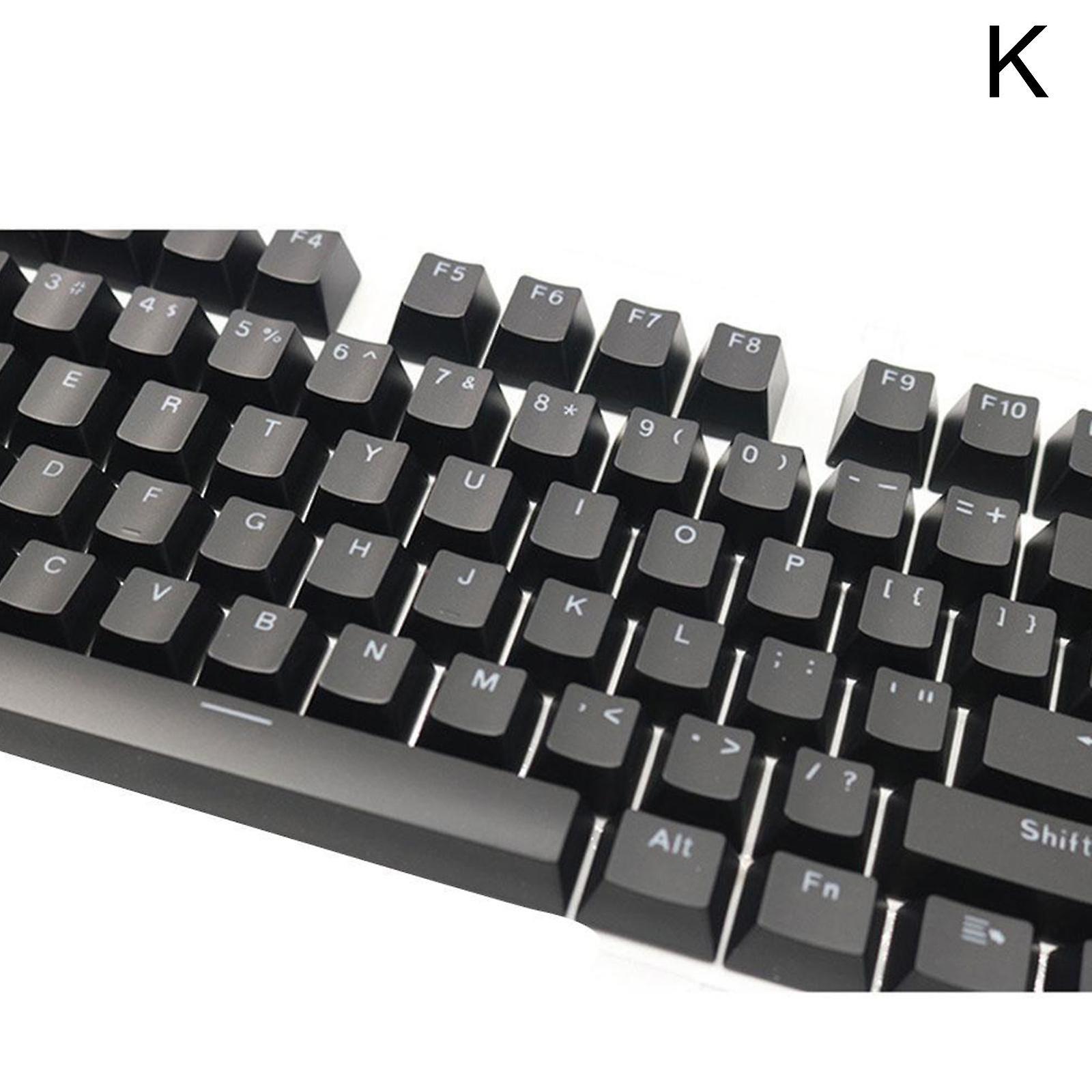 1 Σετ Abs Ημιδιαφανές Keycap 87 Μαύρο Λευκό 104 Δίχρωμο 980k Κλειστό 108 Μηχανικό πληκτρολόγιο Μηχανικό πληκτρολόγιο Πλήκτρο πλήκτρων