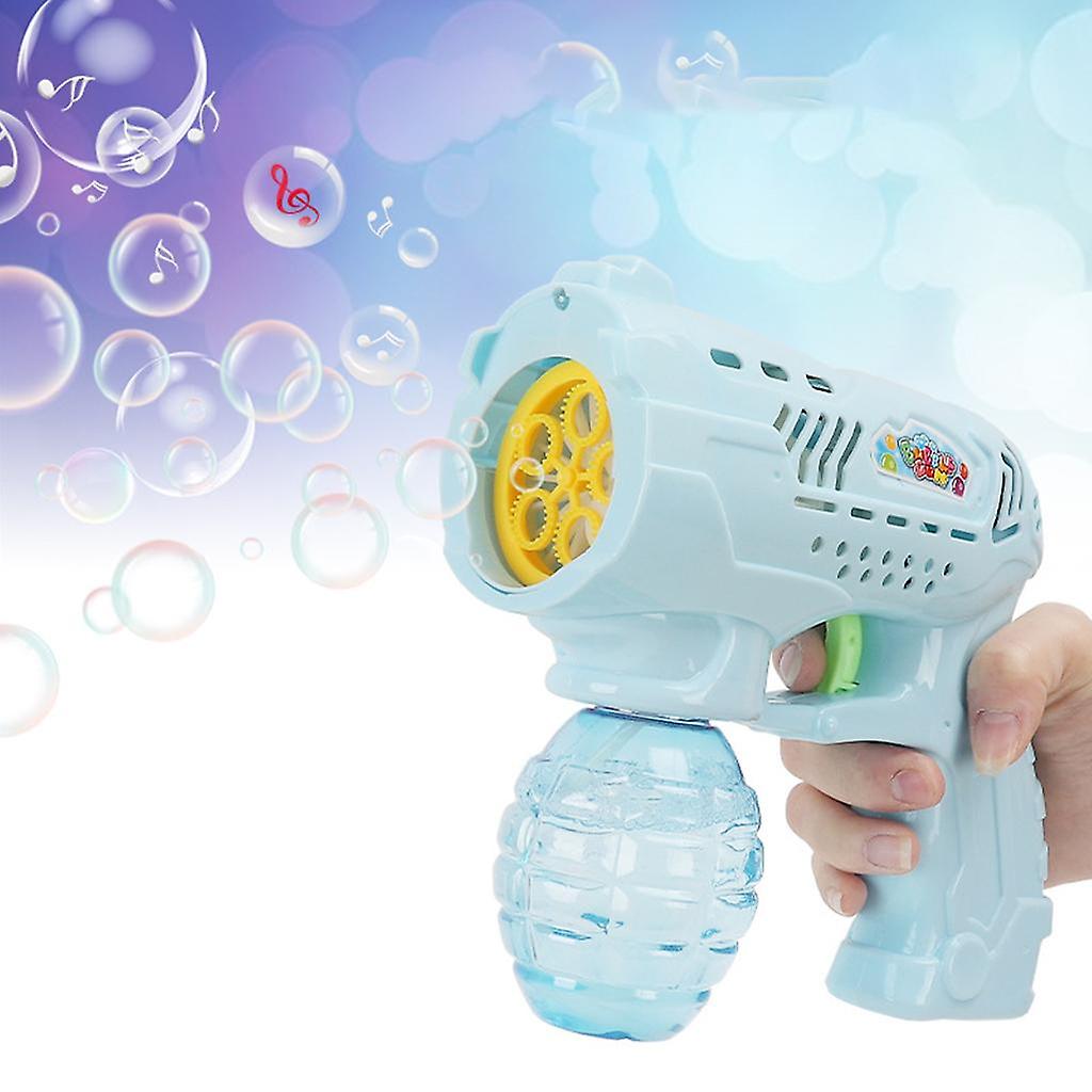 Bubble Blasters Guns with Bubble Solution for Kid Indoor Outdoor Play Blue A