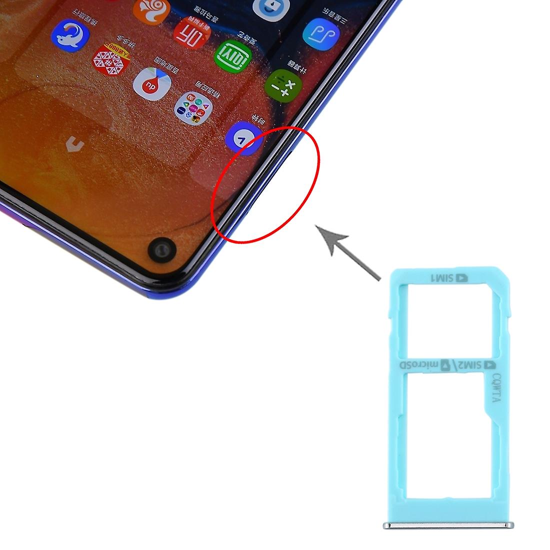SIM Card Tray + Micro SD Card Tray for Samsung Galaxy A60