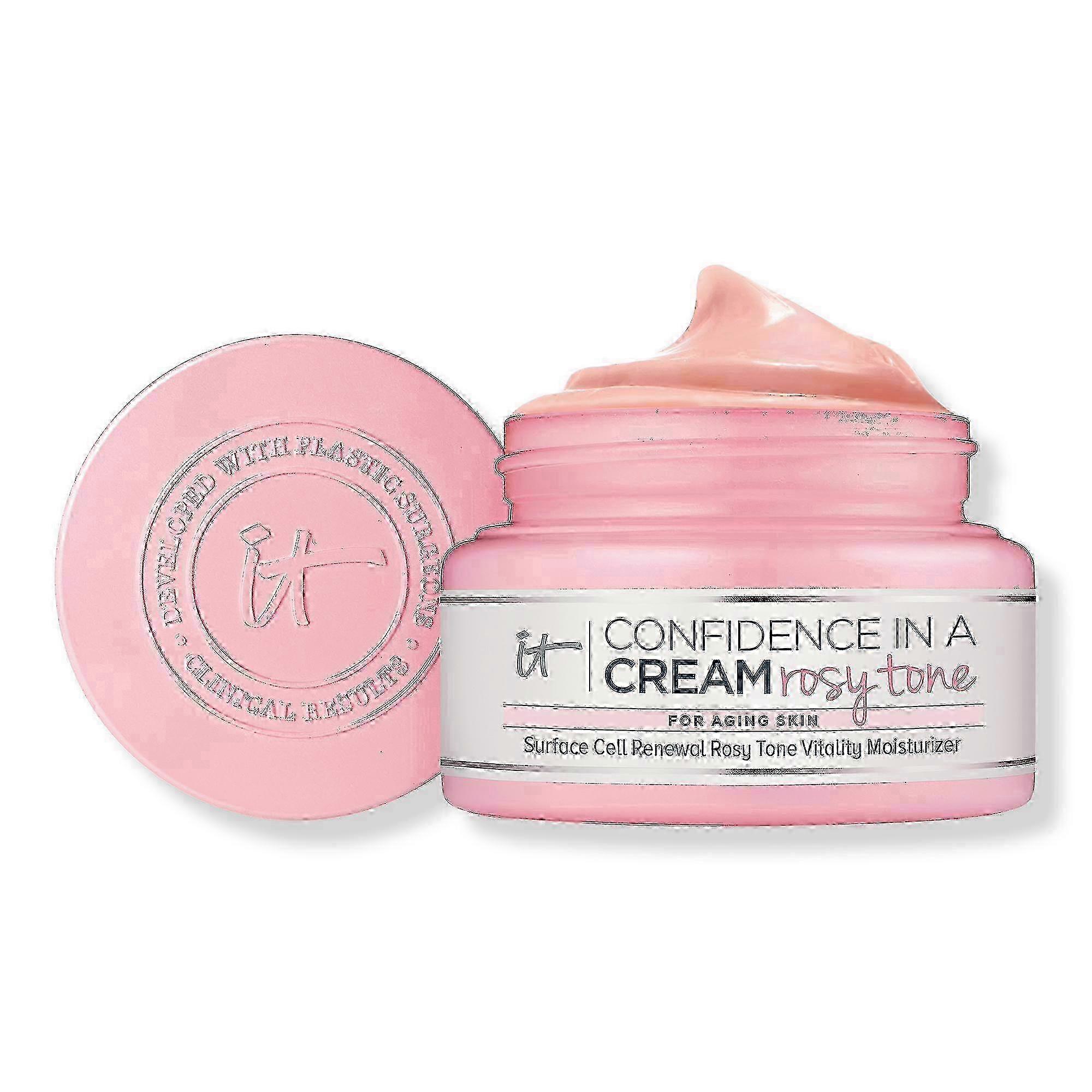 It Cosmetics Confidence In A Cream Rosy Tone Skin Brightening Moisturizer, 2 Oz