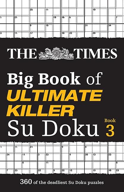 The Times Big Book Of Ultimate Killer Su Doku Book 3 by The Times Mind Games Paperback