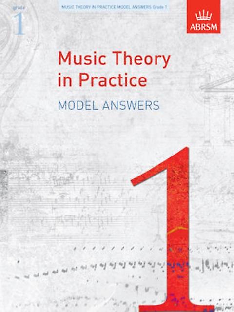 Music Theory In Practice Model Answers Grade 1 Paperback Book