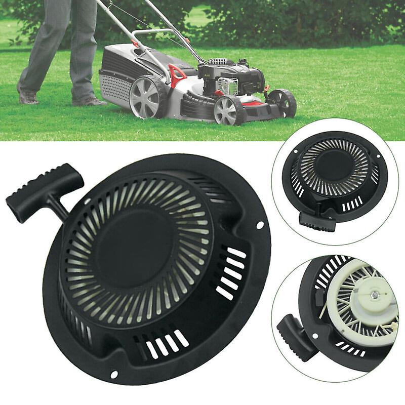 Pull Starter Recoil Start Lawn Mower Starter For Cobra Einhell Hyundai Black