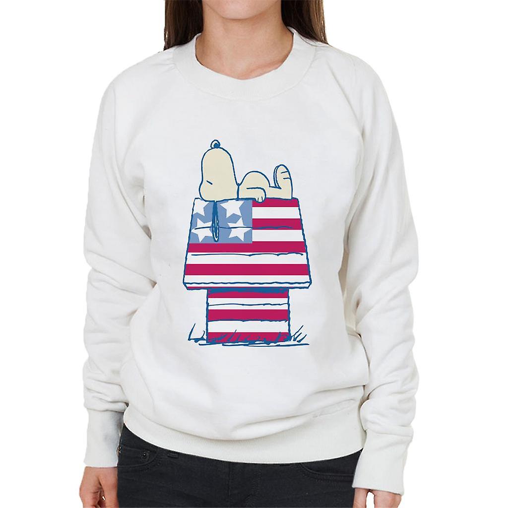 Peanuts Snoopy Patriotic Kennel Women's Sweatshirt