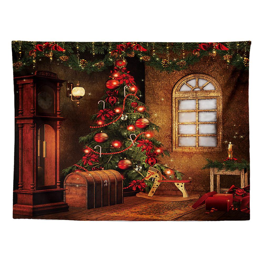 Christmas Tapestry Wall Hanging Wall Art Blanket Backdrop Print Christmas Decoration Fireplace Christmas Eve Christmas Tree