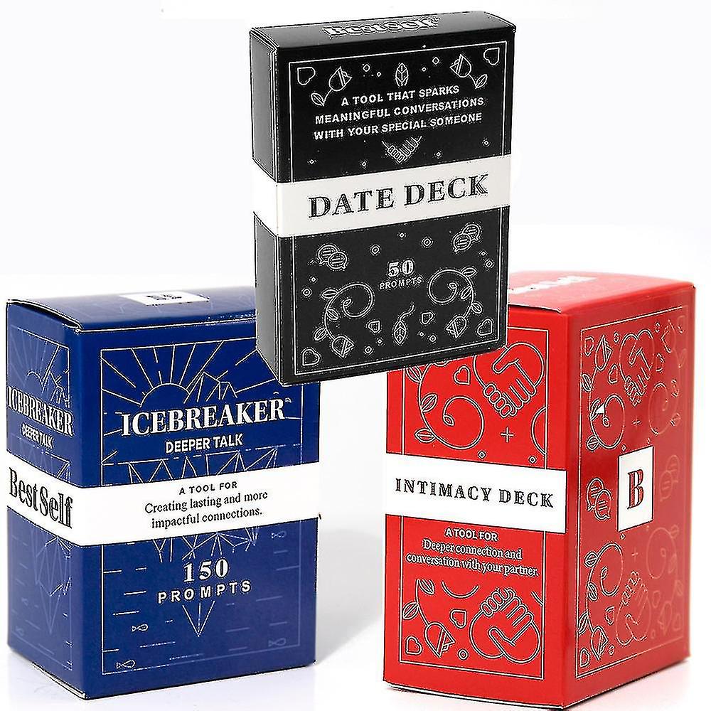 Icebreaker Deeper Talk Game Date Deck Intimacy Conversation Starter Deck Powerful Tool To Establish And Strengthen Relationships