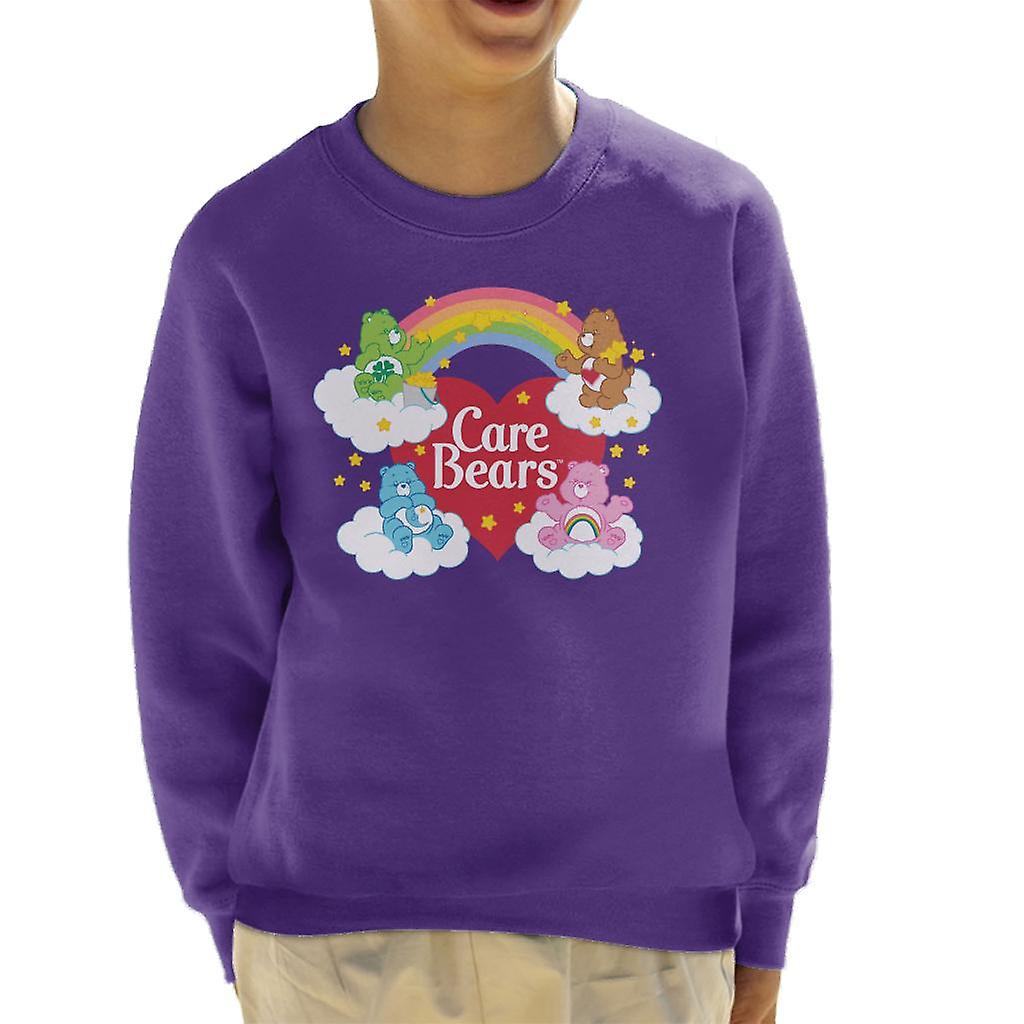 Care Bears On Clouds Kid's Sudadera
