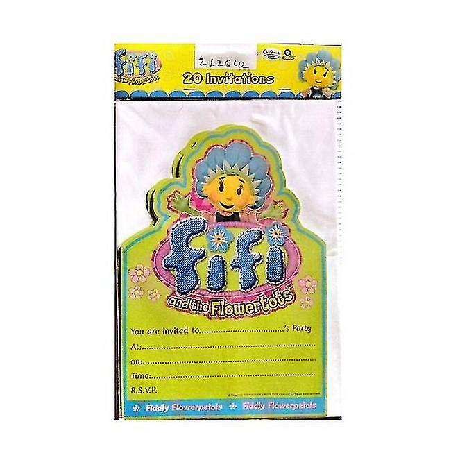 Fifi and The Flowertots Logo Invitations (Pack of 20)