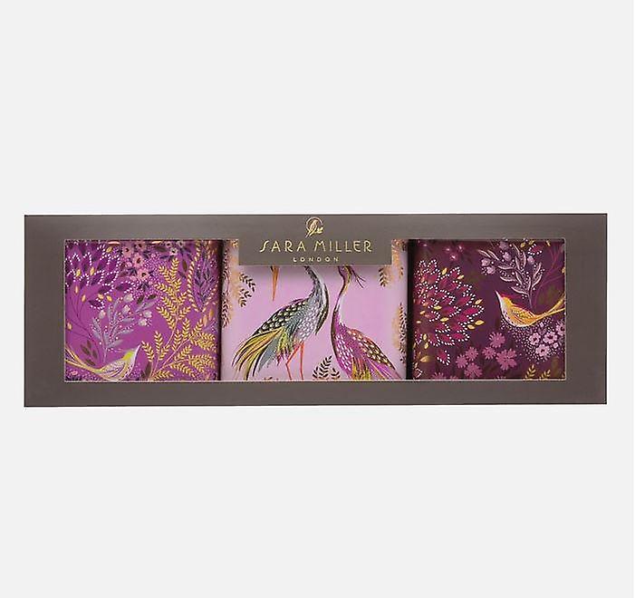 Sara Miller Haveli Garden Set 3 Square Canister Caddies