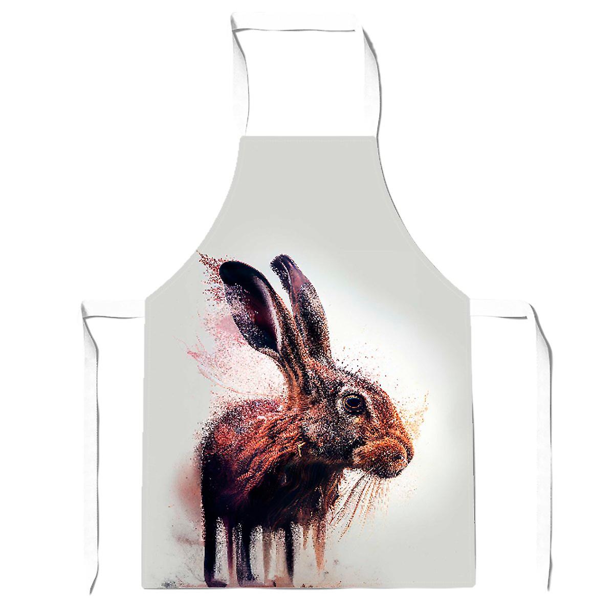Hare Face Splashart Apron