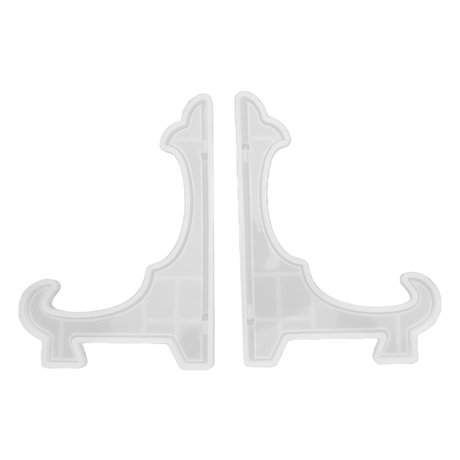 Elegant Collectibles Display Stand, Picture Frame For Home Decoration, Reusable And Easy To Clean Silicone Plate Holders With Triangular Structure,